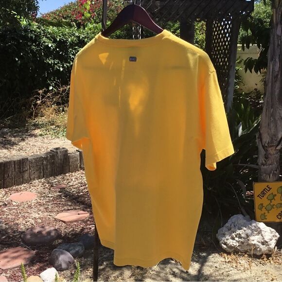 NAUTICA T-SHIRT SIZE XL YELLOW COTTON - Picture 5 of 5